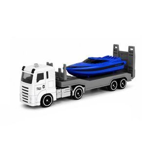 Дитяча автомодель "Вантажівка з моторним човном" TechnoDrive 250424CG-2, масштаб 1:64 250424CG-2 фото