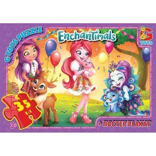 Дитячий пазл класичний "Enchantimals" EA212 постер 35 елементів EA212 фото