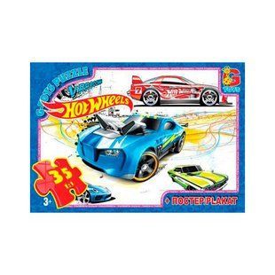 Пазли дитячі "Hot Wheels" FW769, 35 елементів FW769 фото