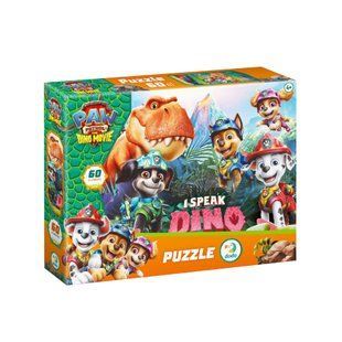 Дитячий пазл "Paw Patrol: Я розмовляю мовою динозавра" 200799, 60 елементів 200799 фото