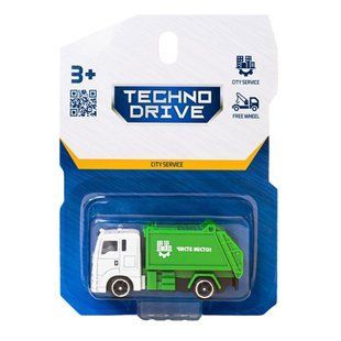 Автомодель дитяча Сміттєвоз TechnoDrive 250421CG-2 масштаб 1:64 250421CG-2 фото